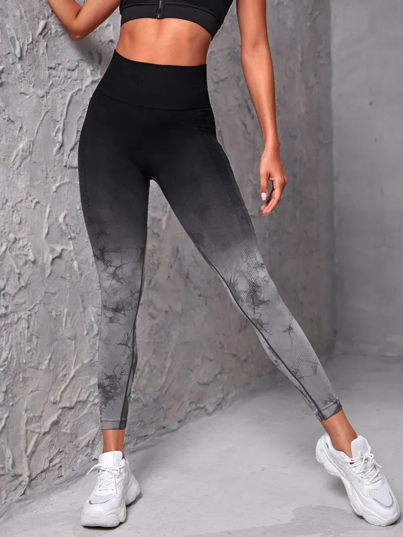 Yoga Pants Women Seamless Leggings Push Up Sports Fitness Joggings High Waist Gym Workout Scrunch Tie Dye Running Leggings Fit2Great