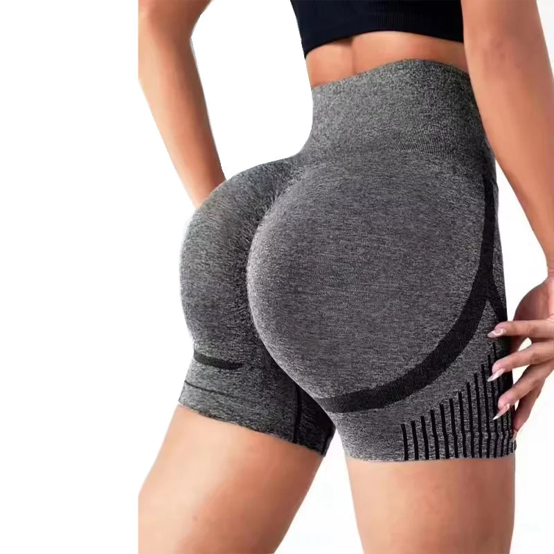 Women Yoga Shorts High Waist Workout Shorts Fitness Yoga Lift Butt Fitness Ladies Yoga Gym Running Short Pants Sportswear Fit2Great