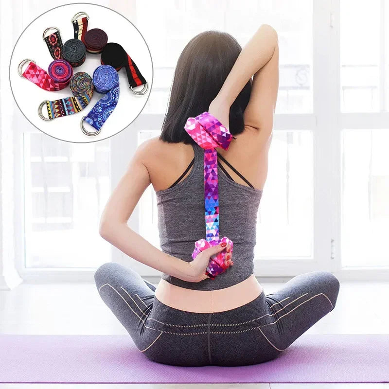 Multi-Colors Women Yoga Stretching Belt