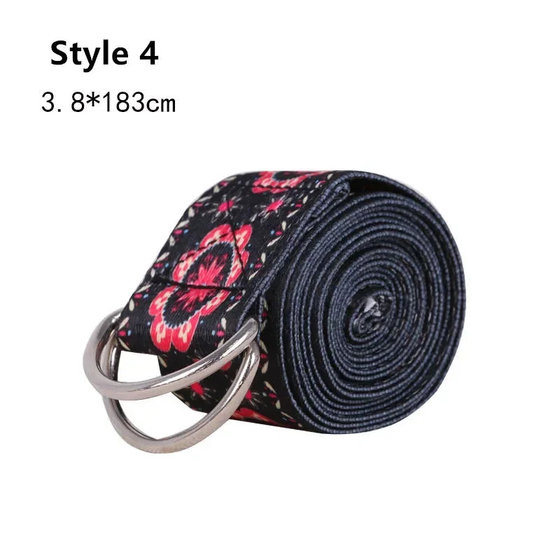 Multi-Colors Women Yoga Stretching Belt