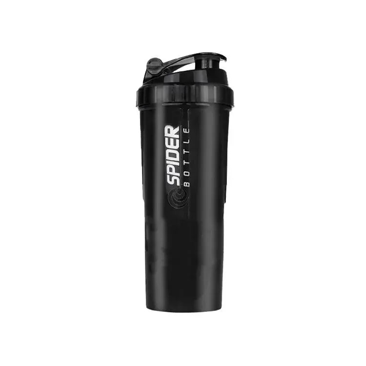 3-Layer Protein Shaker Bottle – Portable Powder & Supplement Mixing Cup