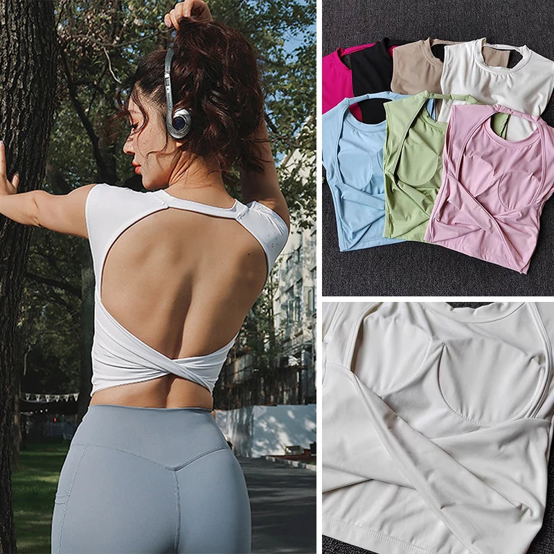 Slim Fit Open Back Sports Tank Fit2Great