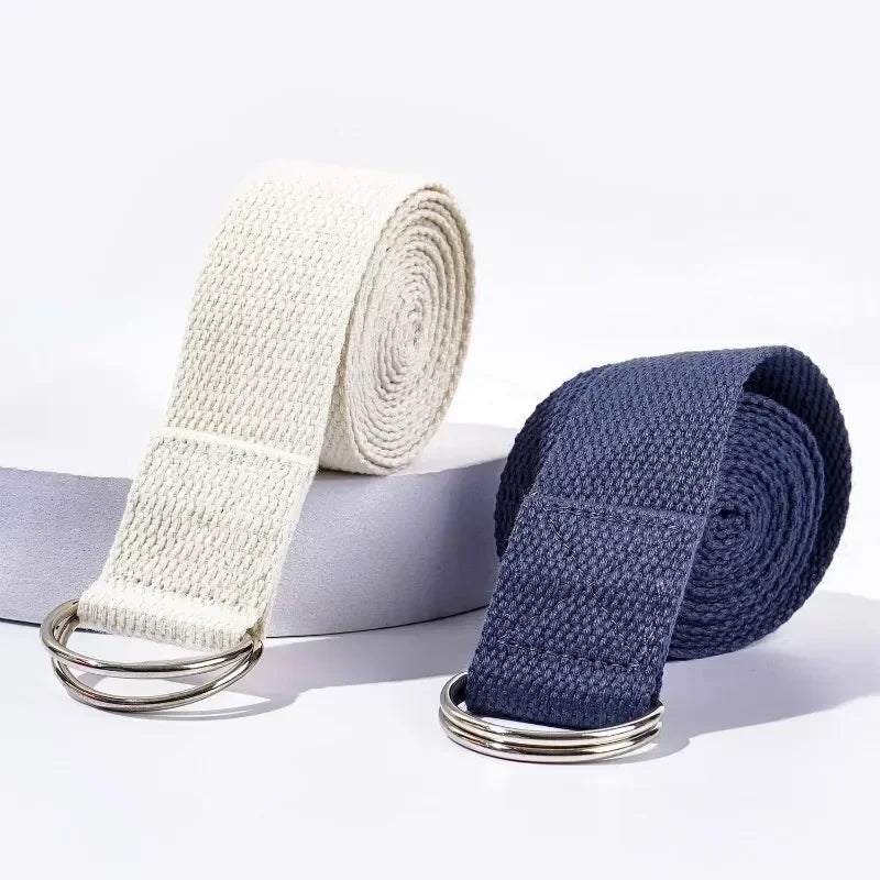 Adjustable D-Ring Buckle Yoga Strap