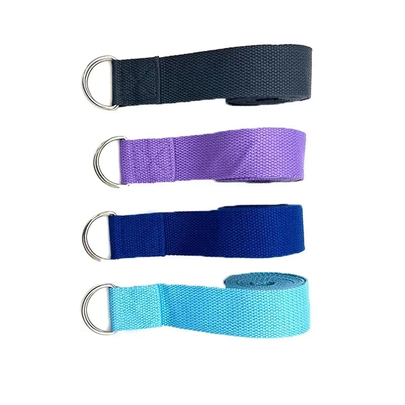 Adjustable D-Ring Buckle Yoga Strap