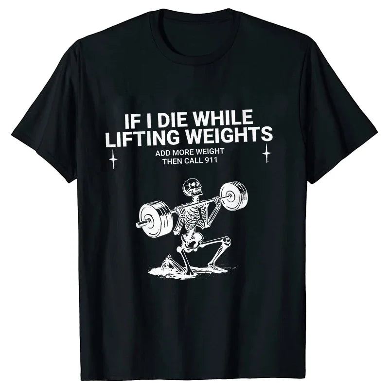 Gym Workout T-shirts for Men Clothing Funny Weightlifting Tshirts Short Sleeve Tops Clothes Fitness Exercise Tee Shirts Homme Fit2Great