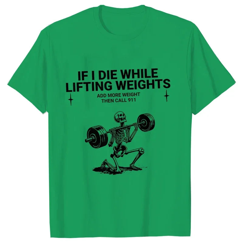 Gym Workout T-shirts for Men Clothing Funny Weightlifting Tshirts Short Sleeve Tops Clothes Fitness Exercise Tee Shirts Homme Fit2Great