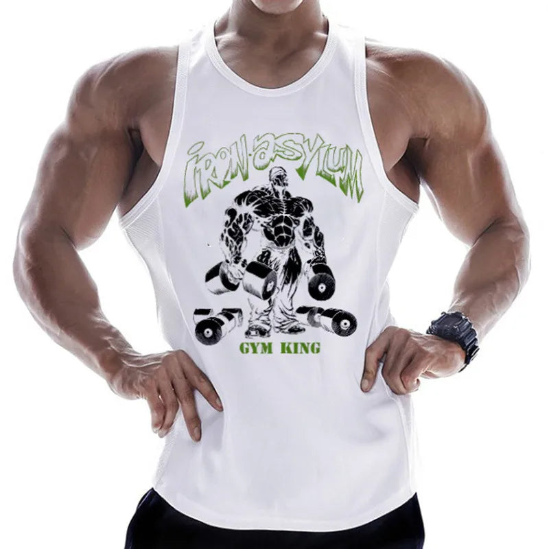 Fitness Clothing  Men Muscle Shirt  Cotton Men Tank Top Workout Bodybuilding Men Sportwear Tank Top Sleeveless Vest Fit2Great