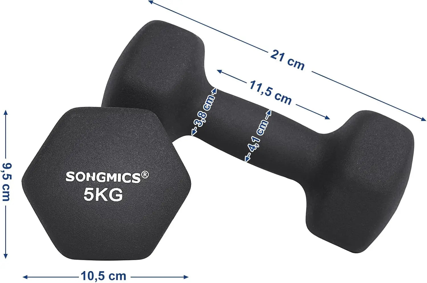 Short Dumbbells Set of 2