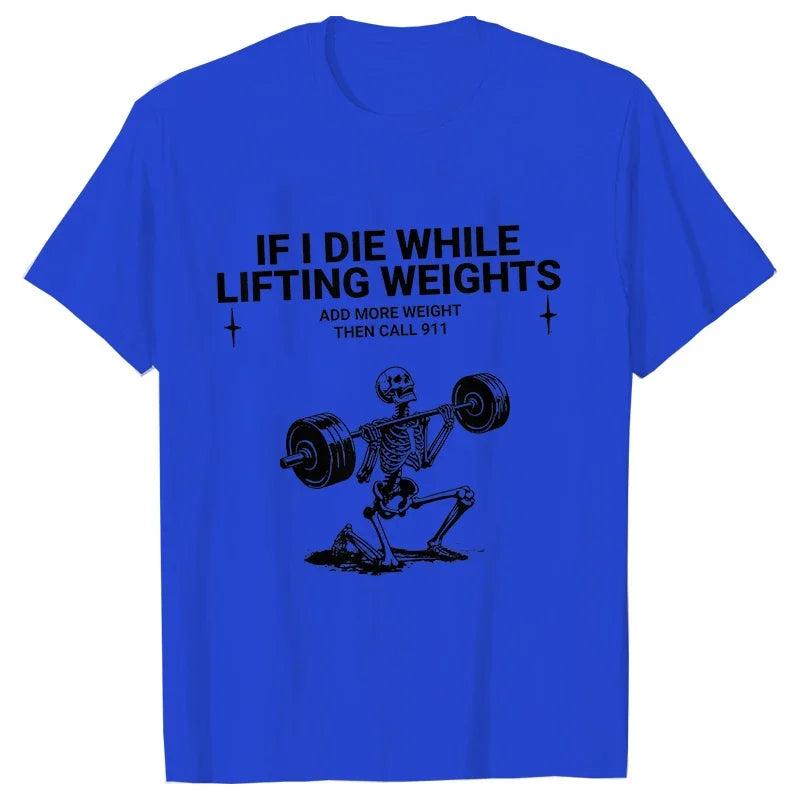 Gym Workout T-shirts for Men Clothing Funny Weightlifting Tshirts Short Sleeve Tops Clothes Fitness Exercise Tee Shirts Homme Fit2Great