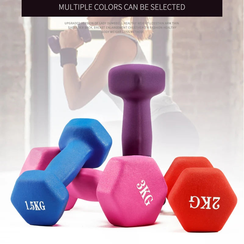 Hexagonal Dumbbell For Weight Loss