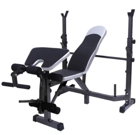 Indoor Metal Weight Lifting Bench with Dumbbell Rack