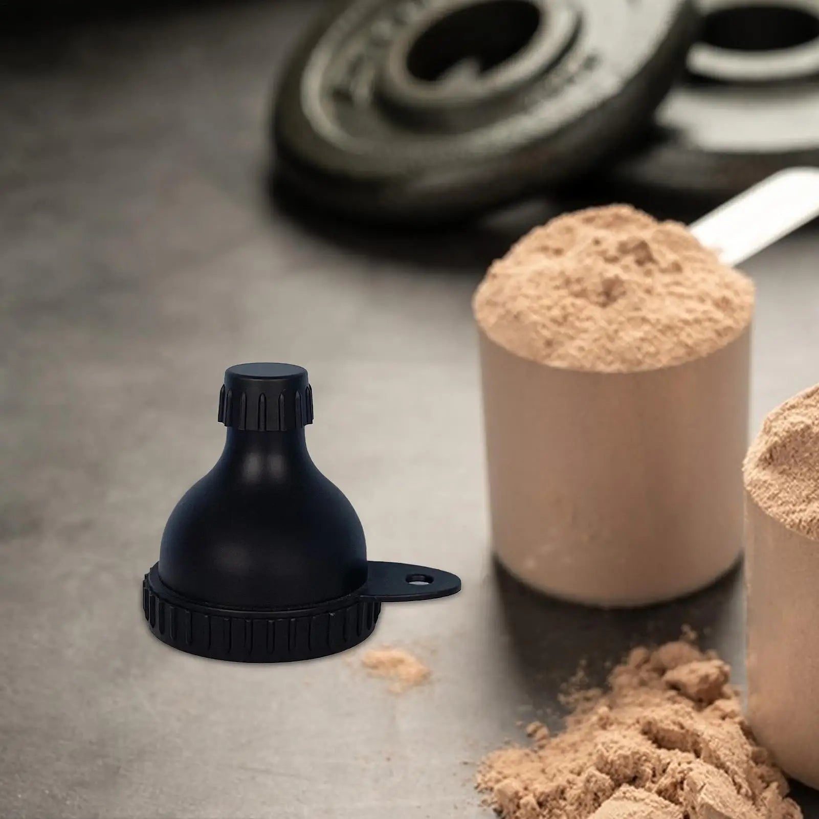 Portable Mini Protein Powder Container with Keychain – Travel Supplement Storage Cup