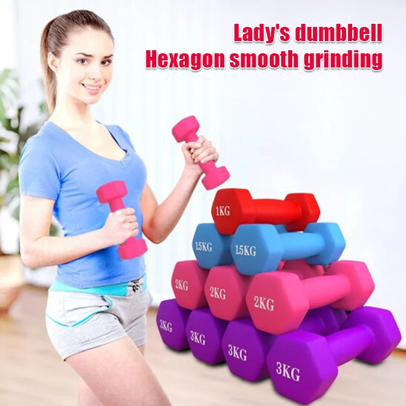 Hexagonal Dumbbell For Weight Loss