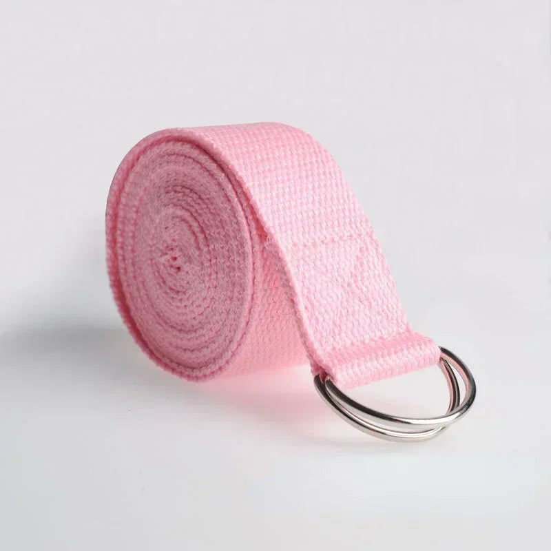 Adjustable D-Ring Buckle Yoga Strap