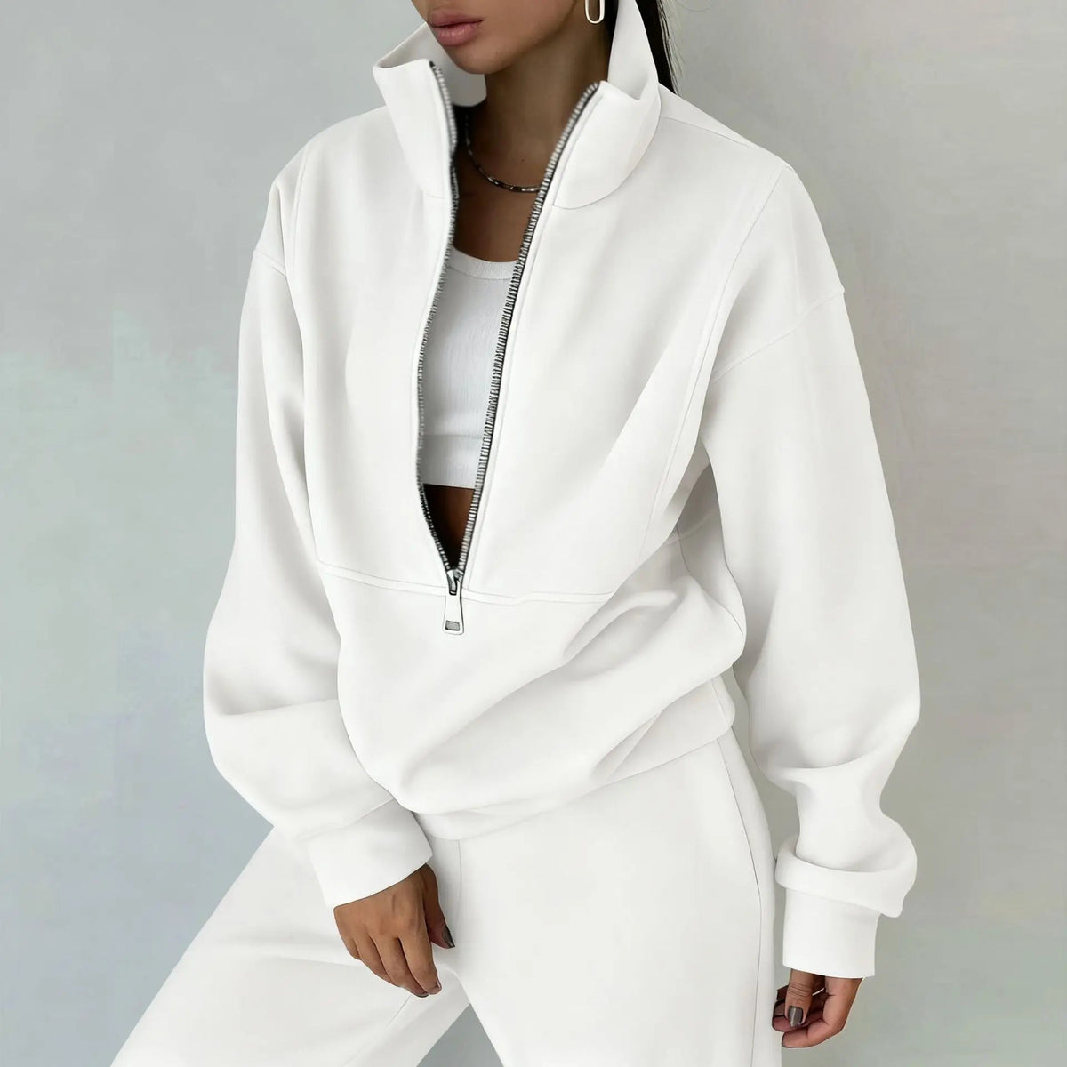 Women's Half-Zip Top & Pants Set Fit2Great