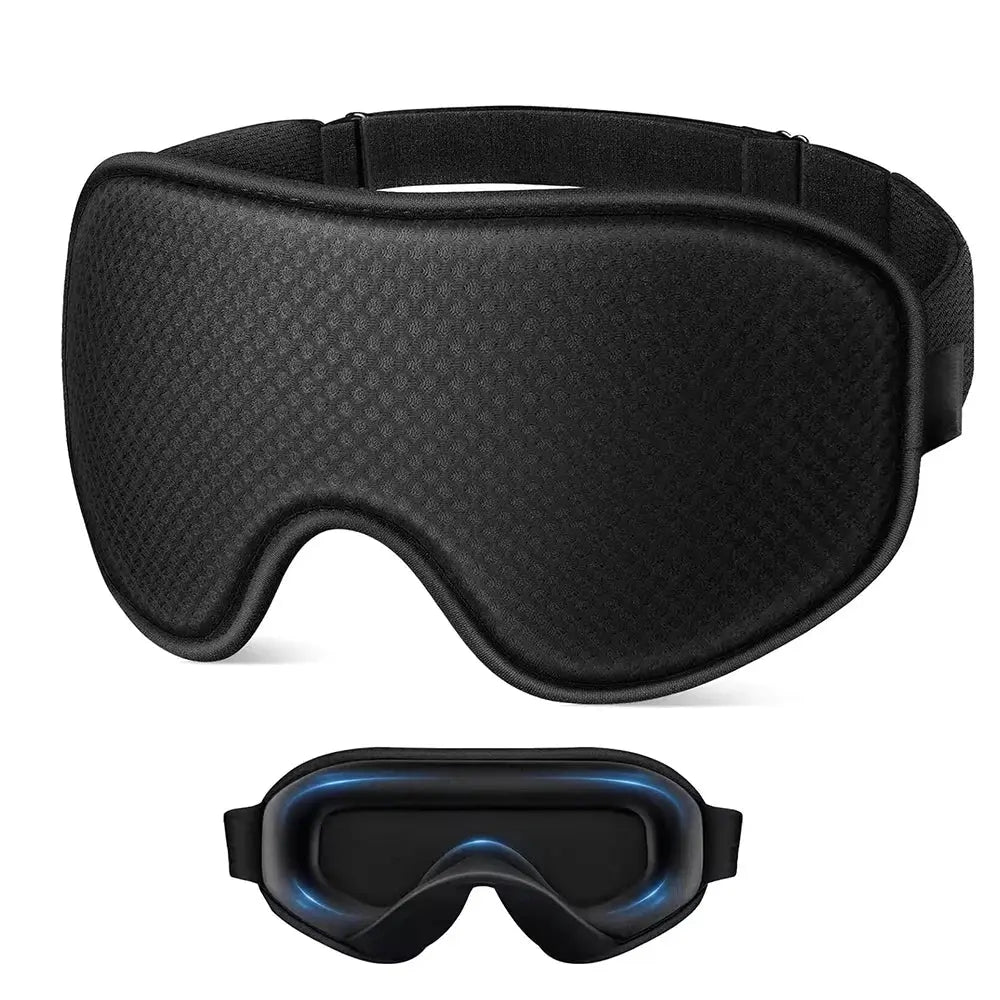 Sleep Mask Blackout Eye Mask for Sleep - 3D Breathable Soft Comfortable Eye Mask for Sleeping- Adjustable strap Unisex