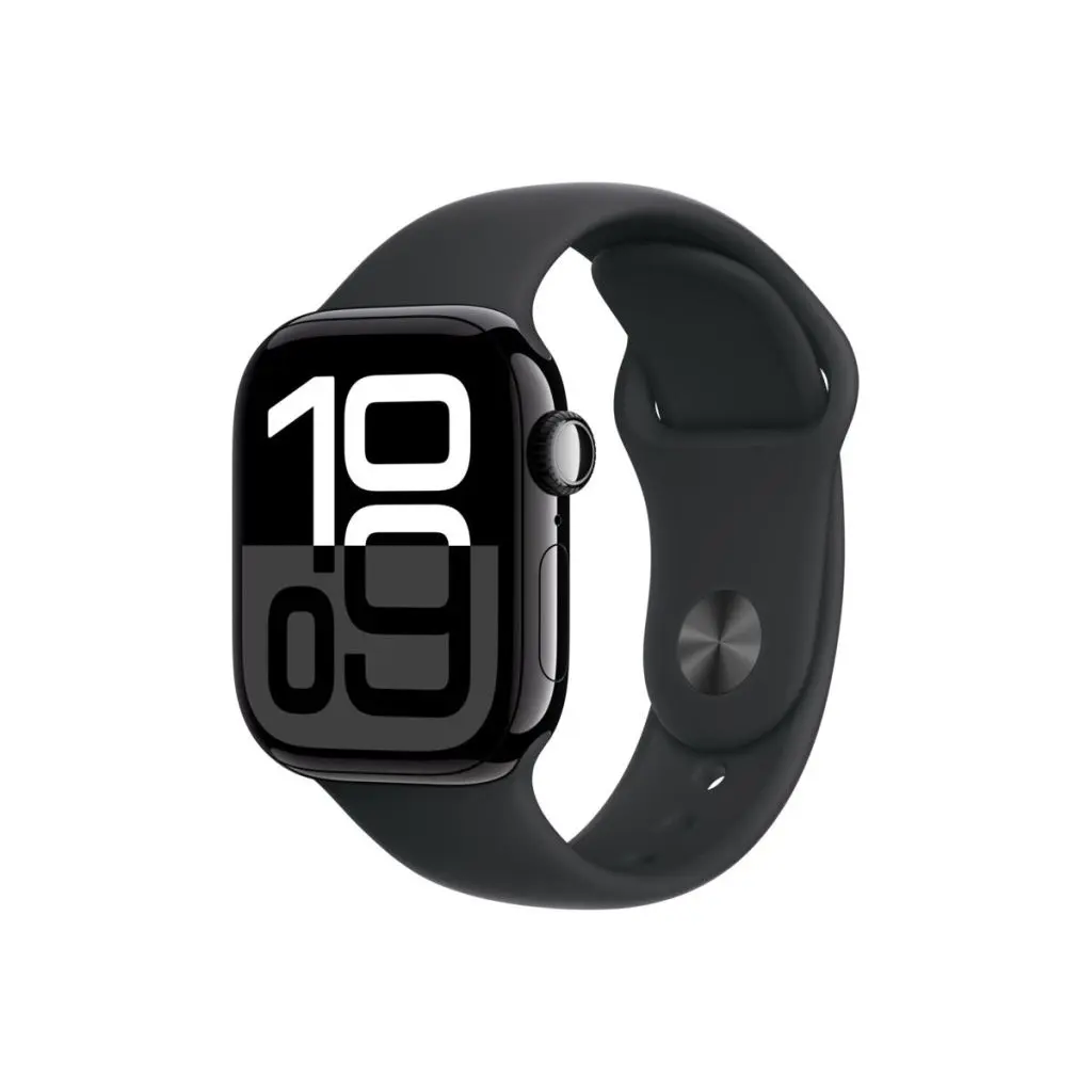 Smartwatch Apple Watch Series 10, 42 mm, калъф Jet Black Alu, черна спортна каишка, S/M (MWX63QH/A) Apple
