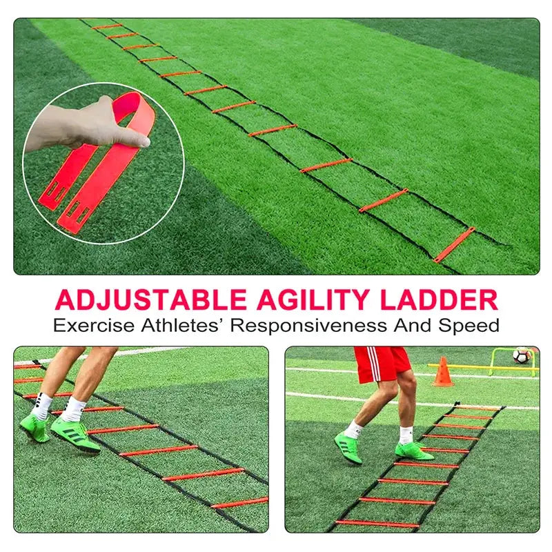Sports Agility Ladder | Adjustable Speed & Footwork Training Ladder