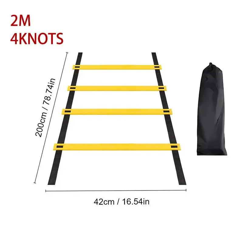 Sports Agility Ladder | Adjustable Speed & Footwork Training Ladder