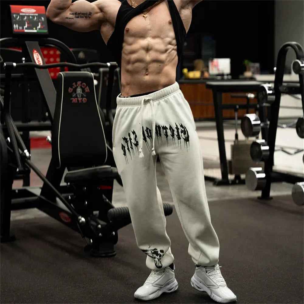 Spring and Autumn new men's gym jogging pants casual sports pants sports leggings  fitness and bodybuilding pants Fit2Great