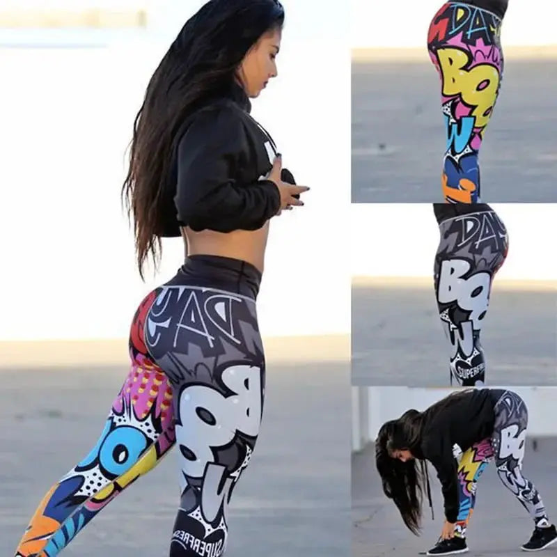 Women Digital Printing Leggings - Fit2Great