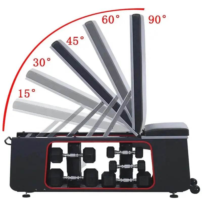 Adjustable Folding Multifunctional Weight Bench - Fit2Great