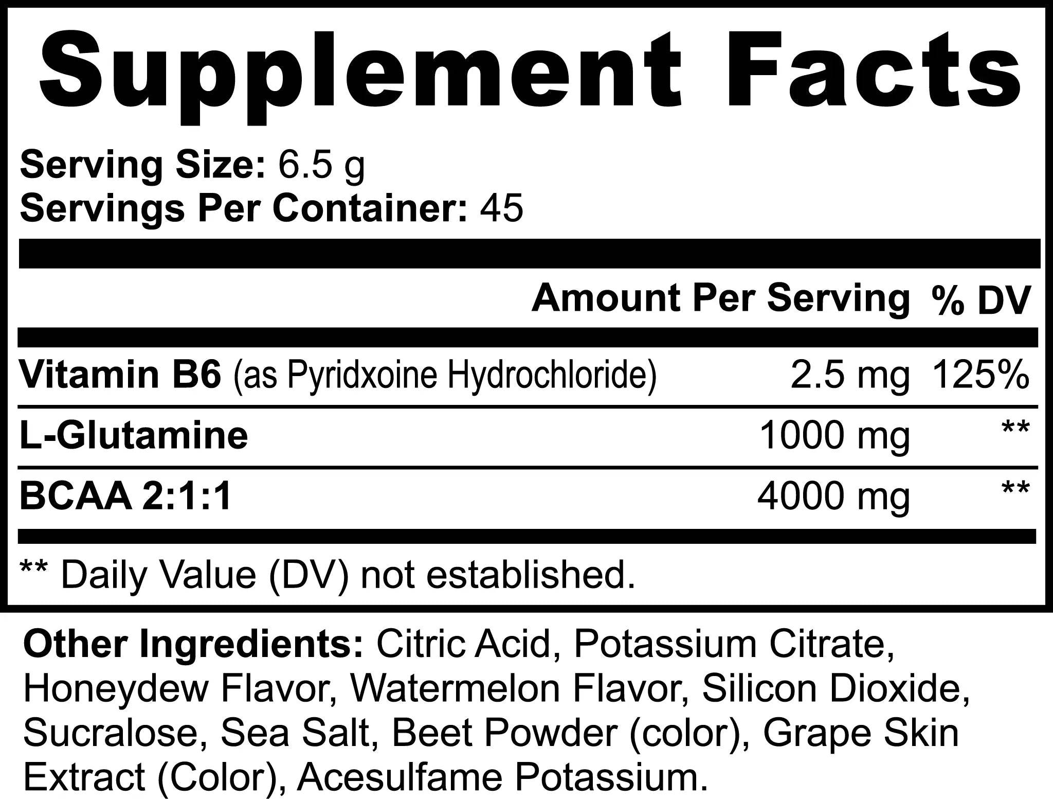 BCAA Post Workout Powder (Honeydew/Watermelon) - Fit2Great