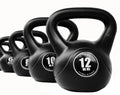 Black Kettlebell – Durable Home Gym Equipment 2-14kg - Fit2Great