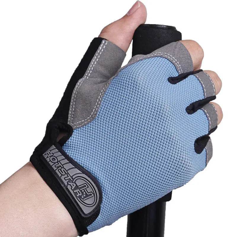 Breathable Anti-Slip Half Finger Gloves – Unisex Cycling - Fit2Great