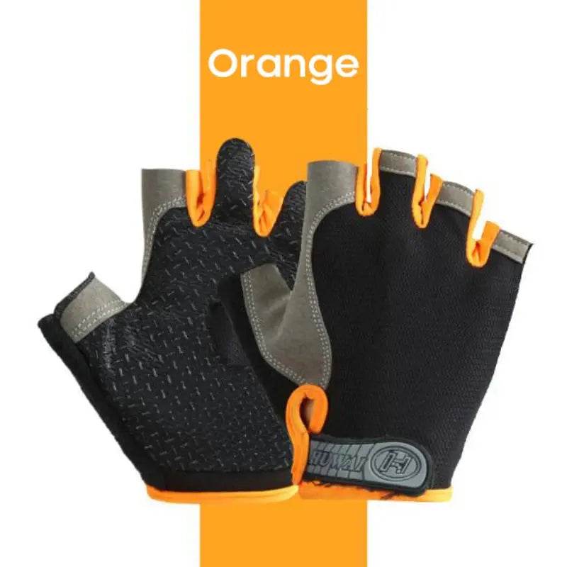 Breathable Anti-Slip Half Finger Gloves – Unisex Cycling - Fit2Great