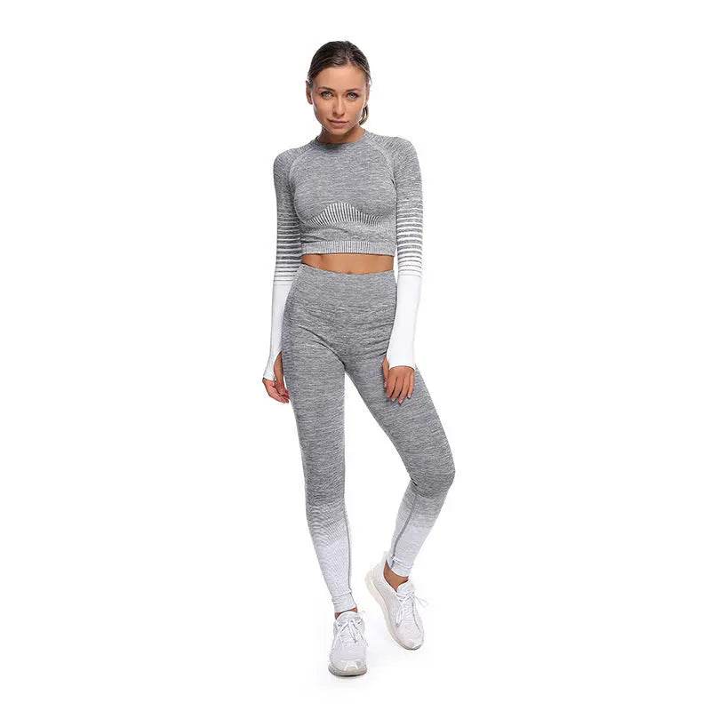 Elastic fitness sports yoga clothes - Fit2Great