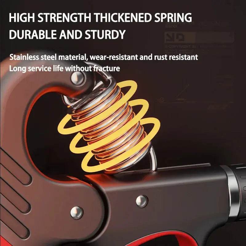 Fit2Great Adjustable 5–100kg Grip Strength Trainer – Hand & Forearm Workout Tool - Fit2Great