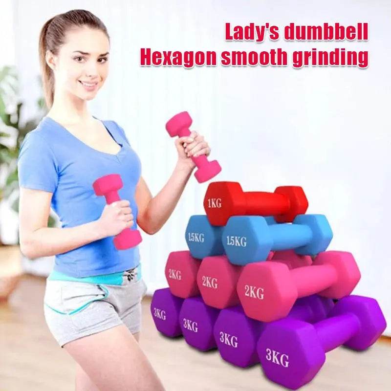 Hexagonal Dumbbell for Weight Loss – Durable Fitness Weights - Fit2Great