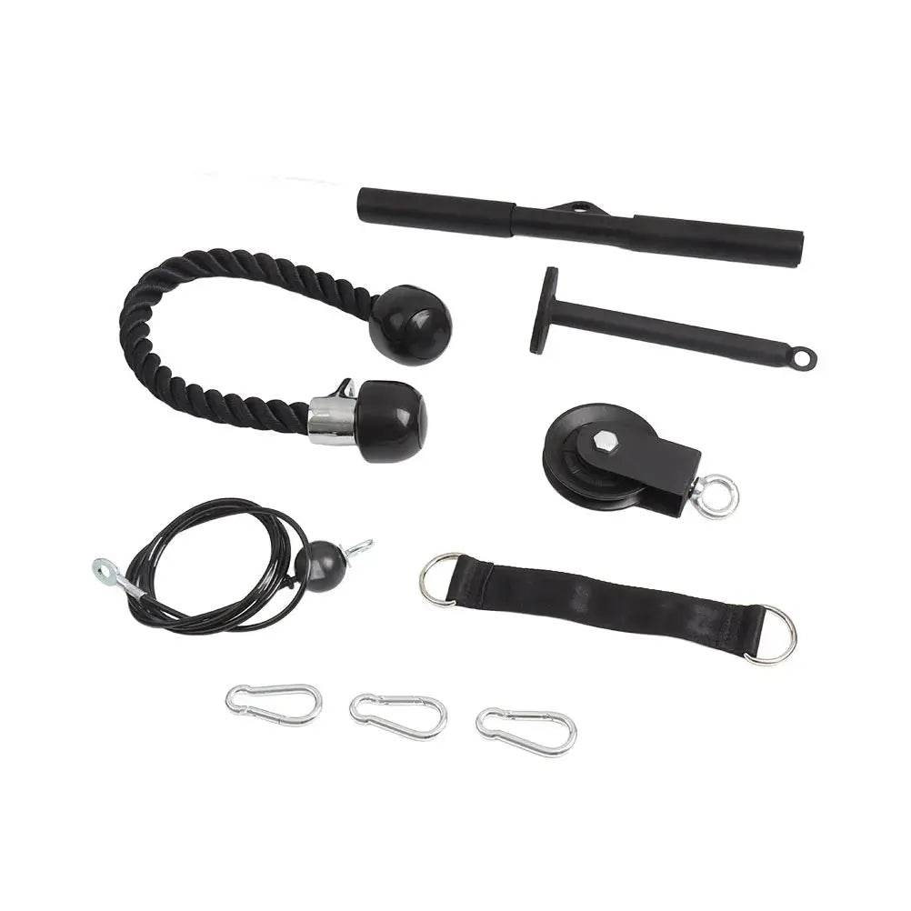 Lift Pulley Cable System – Adjustable Home Gym Kit - Fit2Great