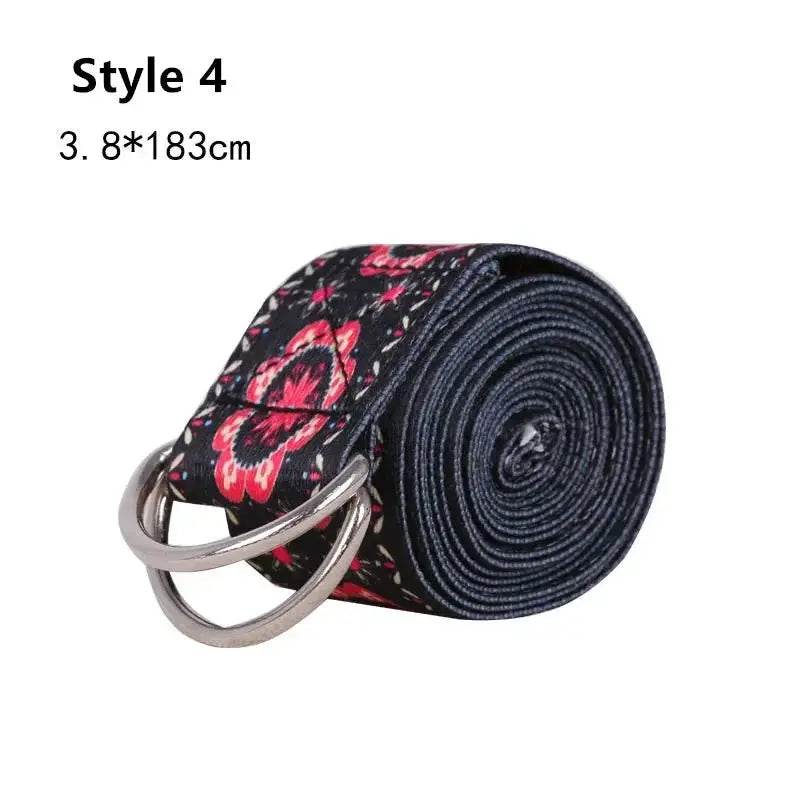 Multi-Colors Women Yoga Stretching Belt - Fit2Great