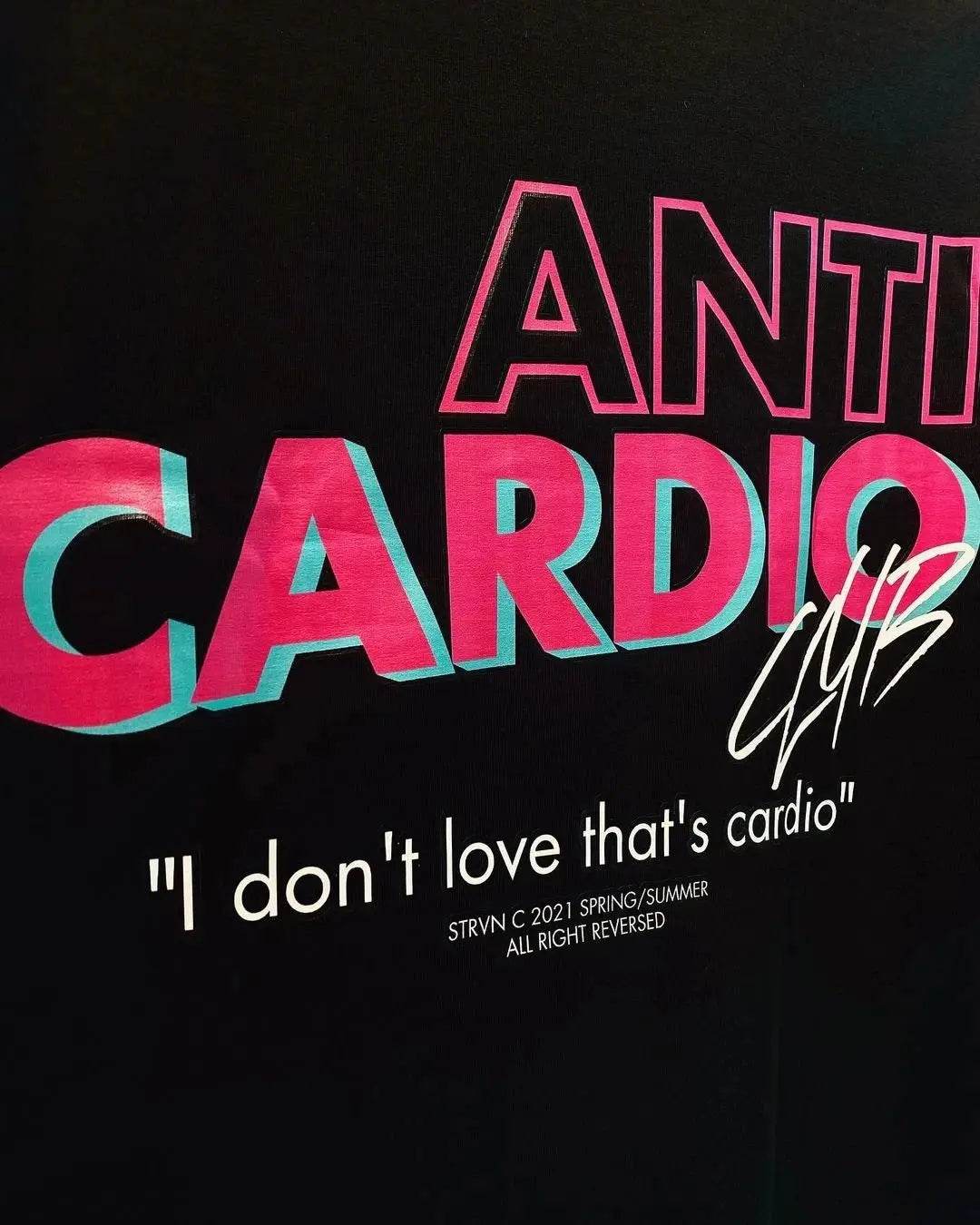 Oversized Fitness T-Shirt – Funny “Anti Cardio” - Fit2Great