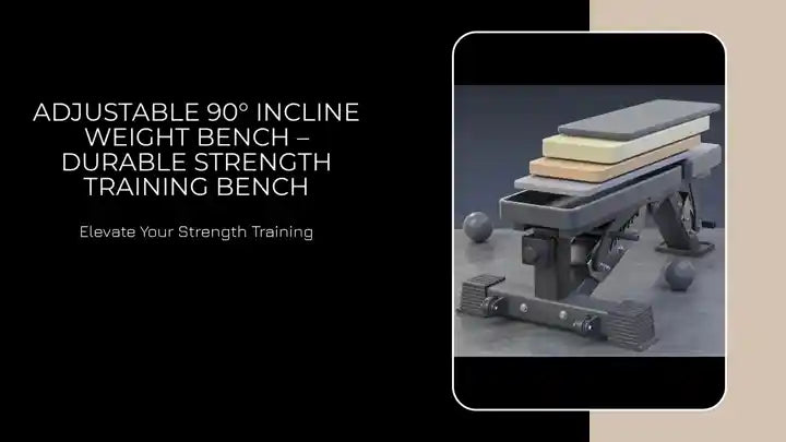 Adjustable 90&deg; Incline Weight Bench &ndash; Durable Strength Training Bench by@Outfy