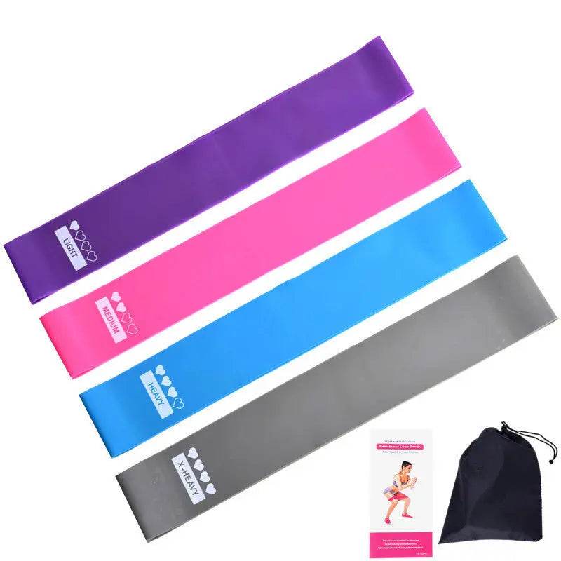 Resistance Bands Sealing Elastic Booty Sport Bodybuilding Rubber Band For Fitness Gym Leagues Equipment Sports Mini Yoga - Fit2Great