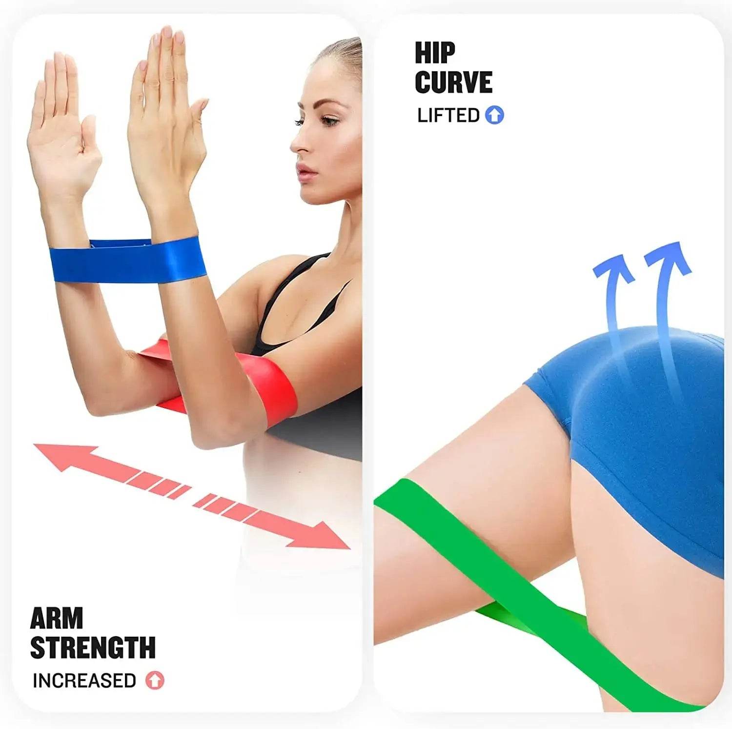 Resistance Rubber Band Fitness Level 5 Workout - Fit2Great
