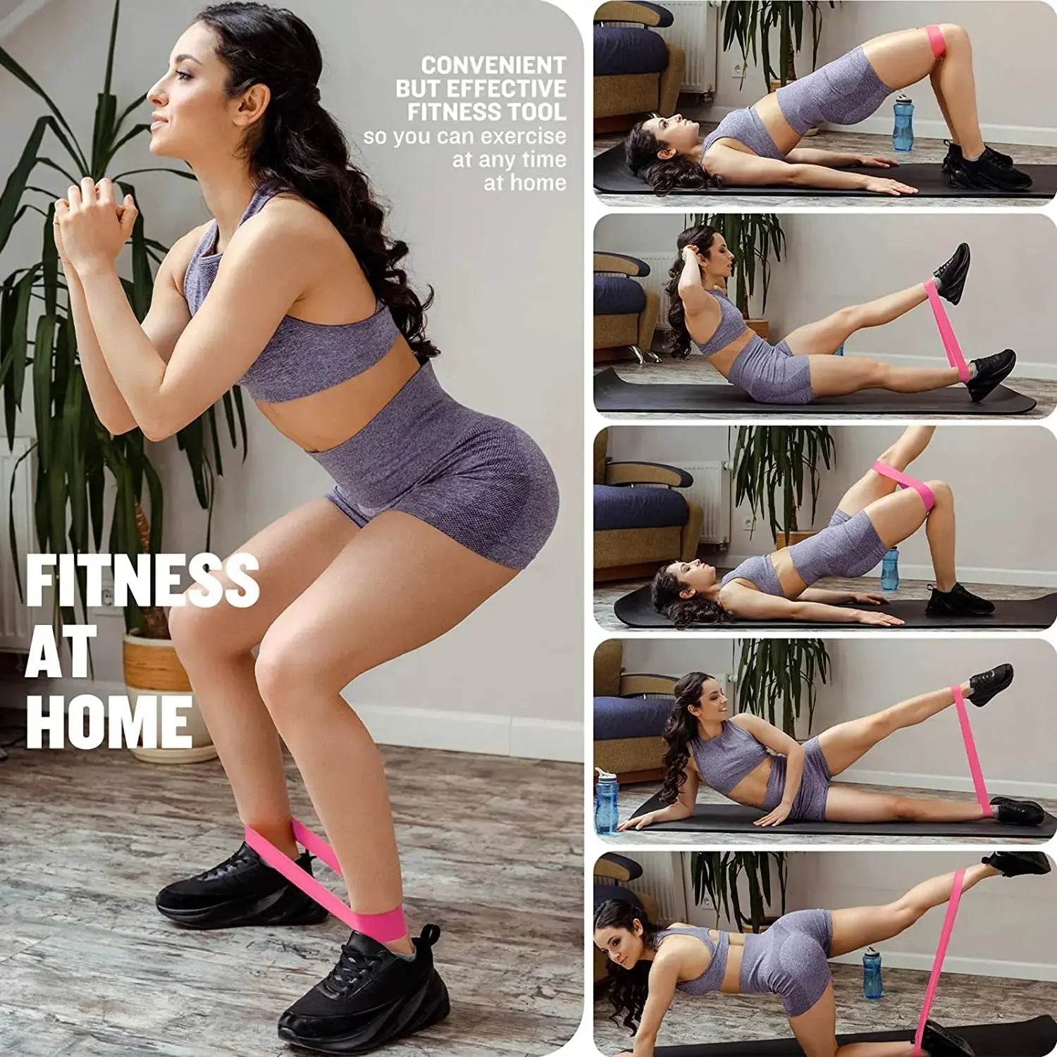 Resistance Rubber Band Fitness Level 5 Workout - Fit2Great