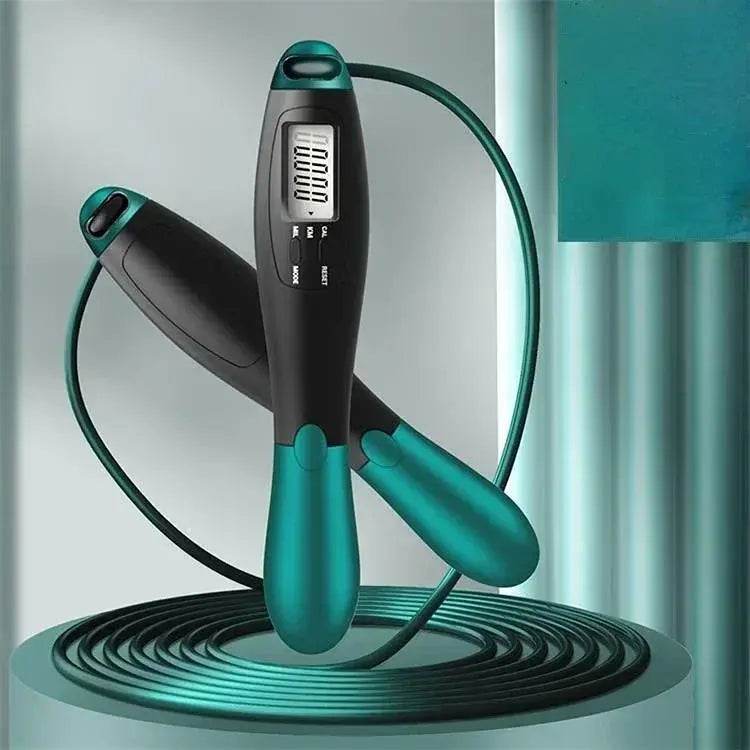 Steel PVC Counting Jump Rope with Intelligent Electronic Counter - Fit2Great