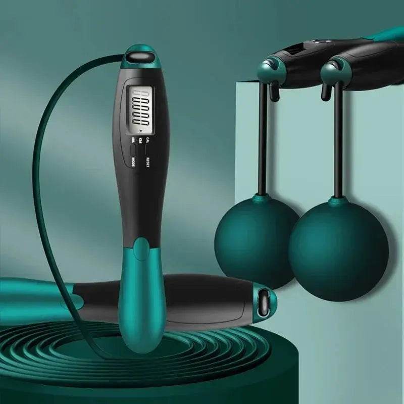 Steel PVC Counting Jump Rope with Intelligent Electronic Counter - Fit2Great