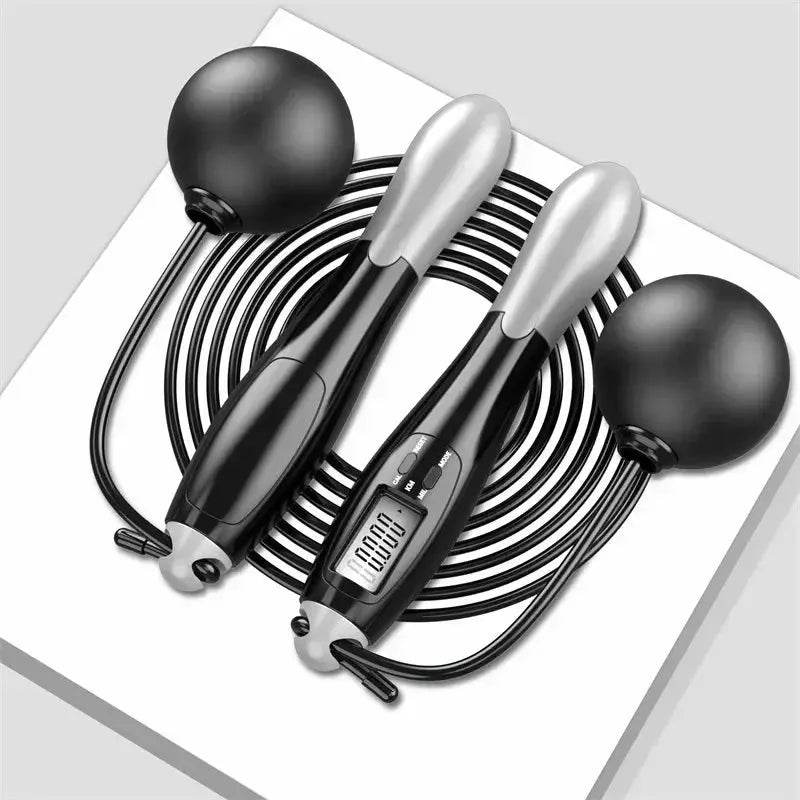 Steel PVC Counting Jump Rope with Intelligent Electronic Counter - Fit2Great