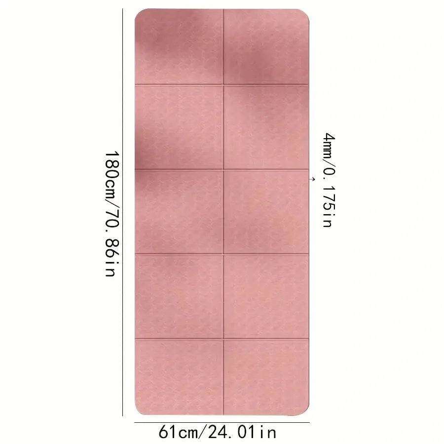 TPE Foldable Fitness Mat – Travel-Ready - Fit2Great