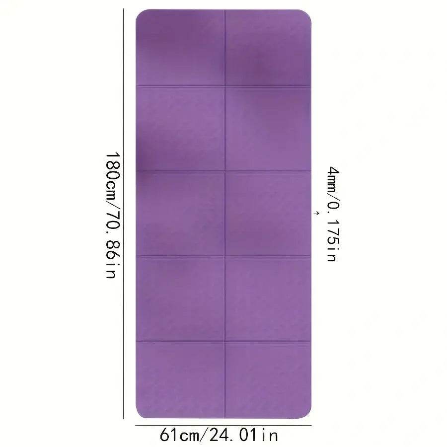 TPE Foldable Fitness Mat – Travel-Ready - Fit2Great