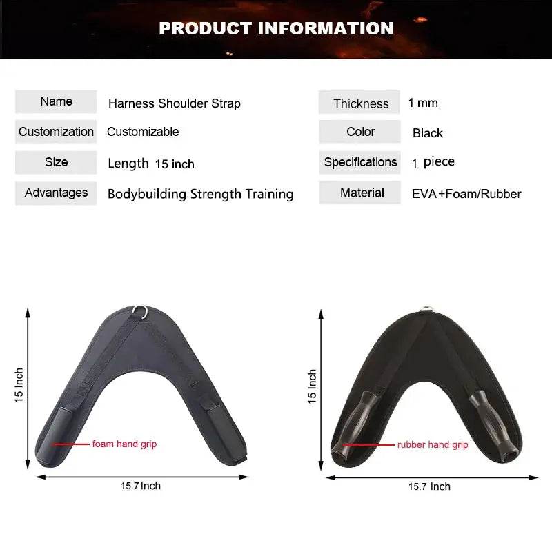 V-Shape Ab Crunch Straps – Core Isolation Belt - Fit2Great
