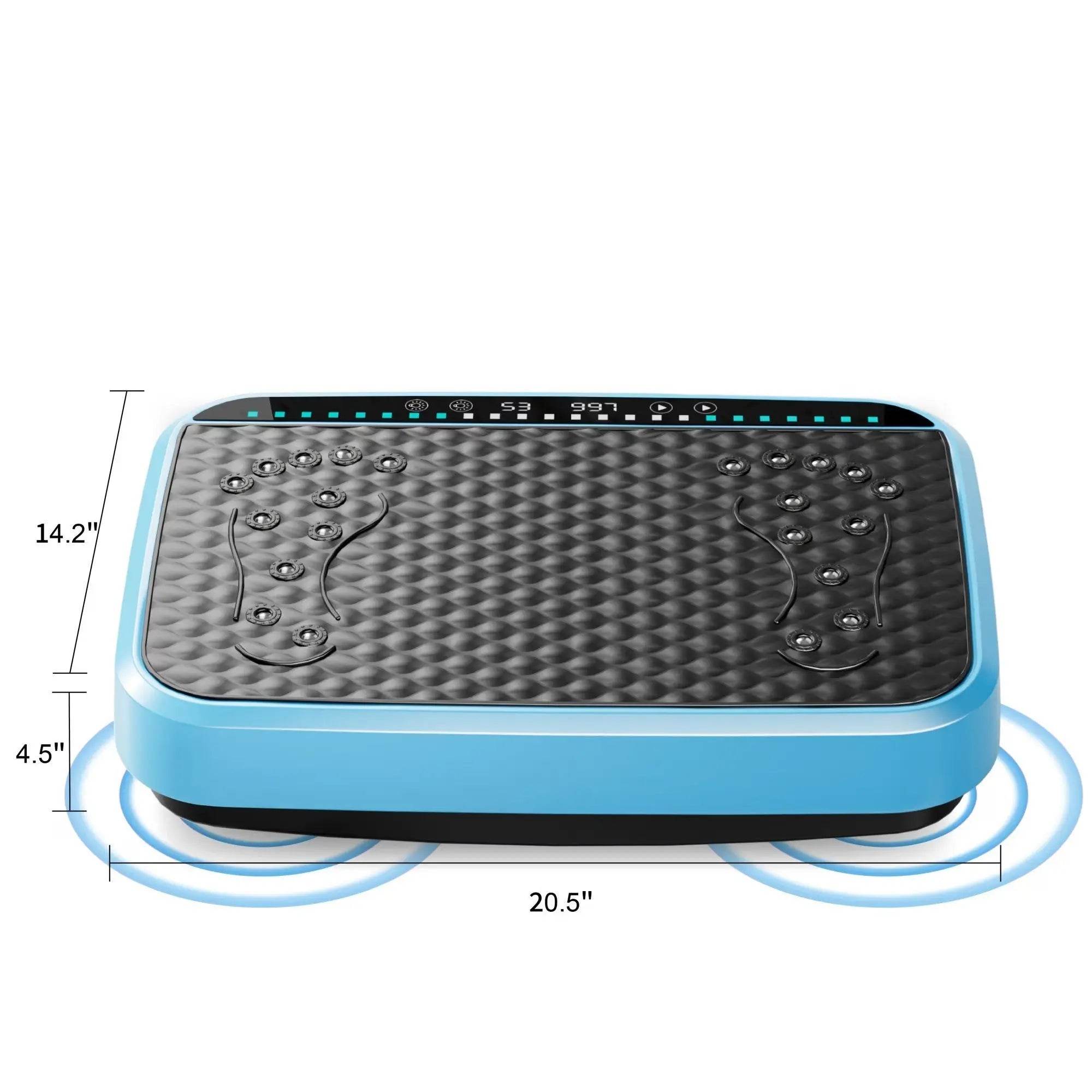 CoreVibe Vibration Plate – Home Workout Shaker Board with 120 Speed Levels - Fit2Great